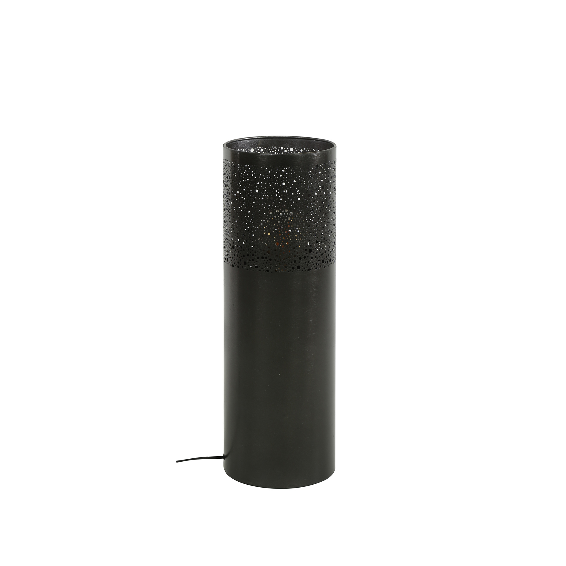 Stehleuchte „Cylinder Glow“ 1-flammig 60 cm – Schwarznickel