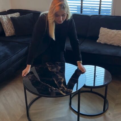 Couchtisch Schwarz - Maßgeschneidert