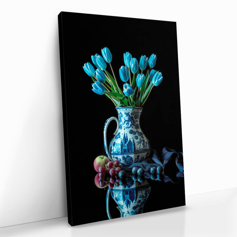 "Delft Blue & Dutch Tulips II"