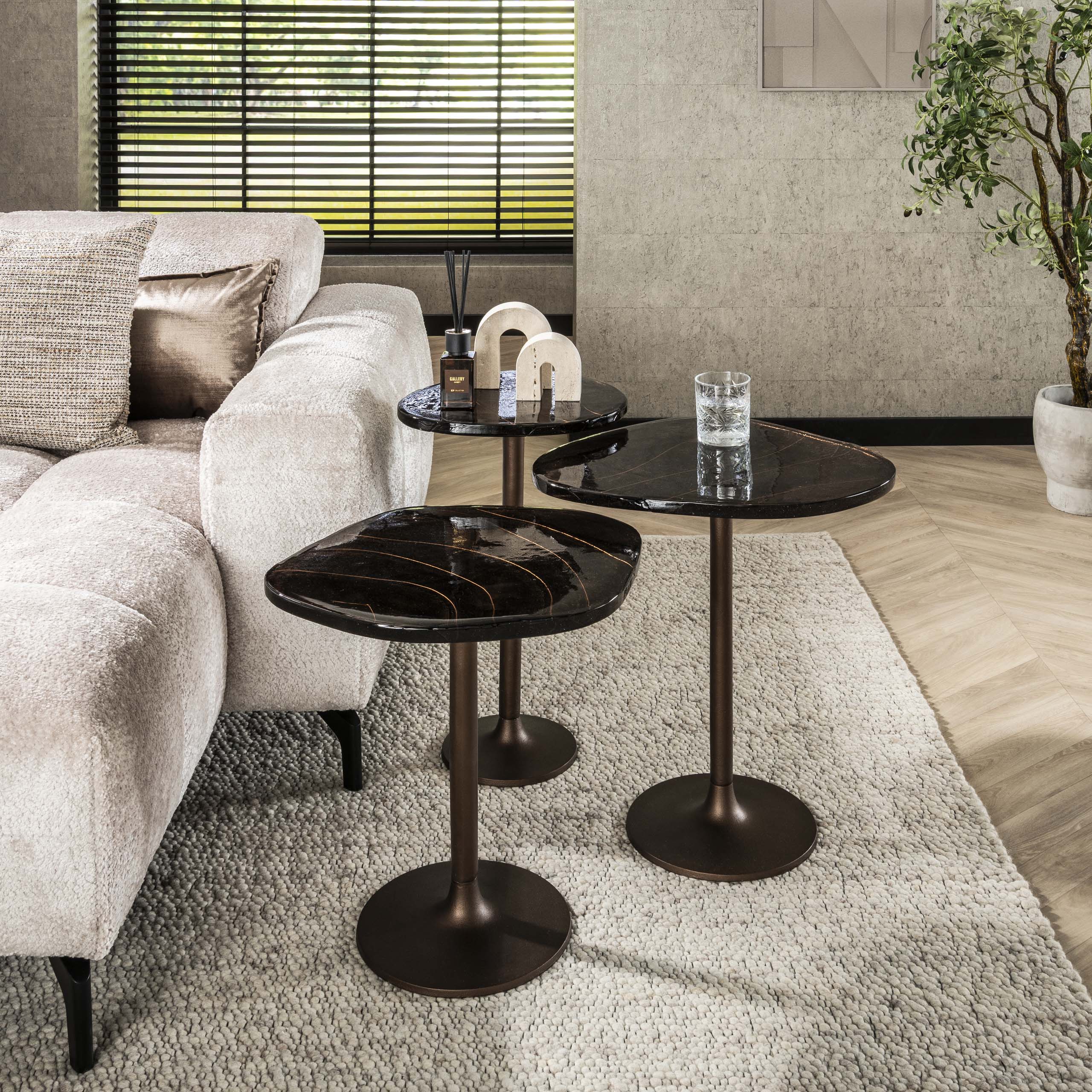 Beistelltisch Eclipse mittel – Antikkupfer