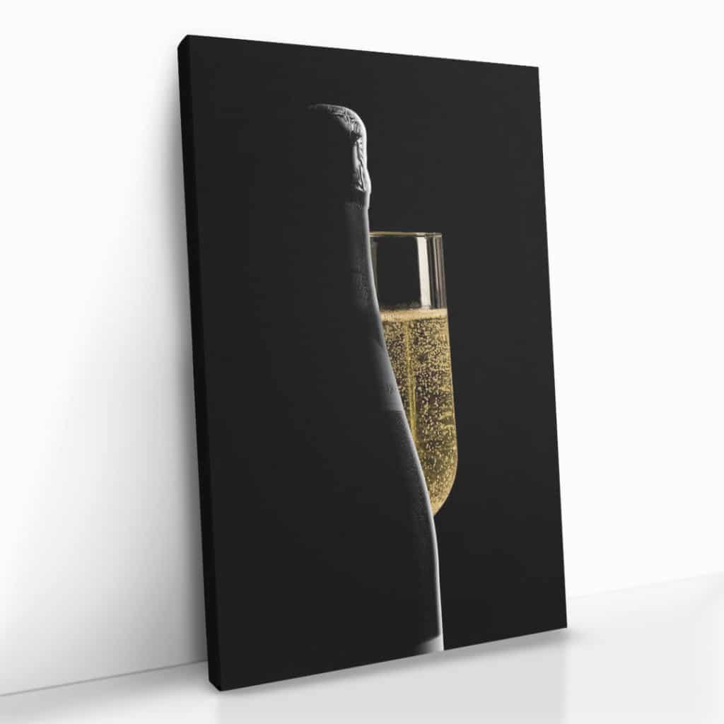 "Champagne Silhouette"