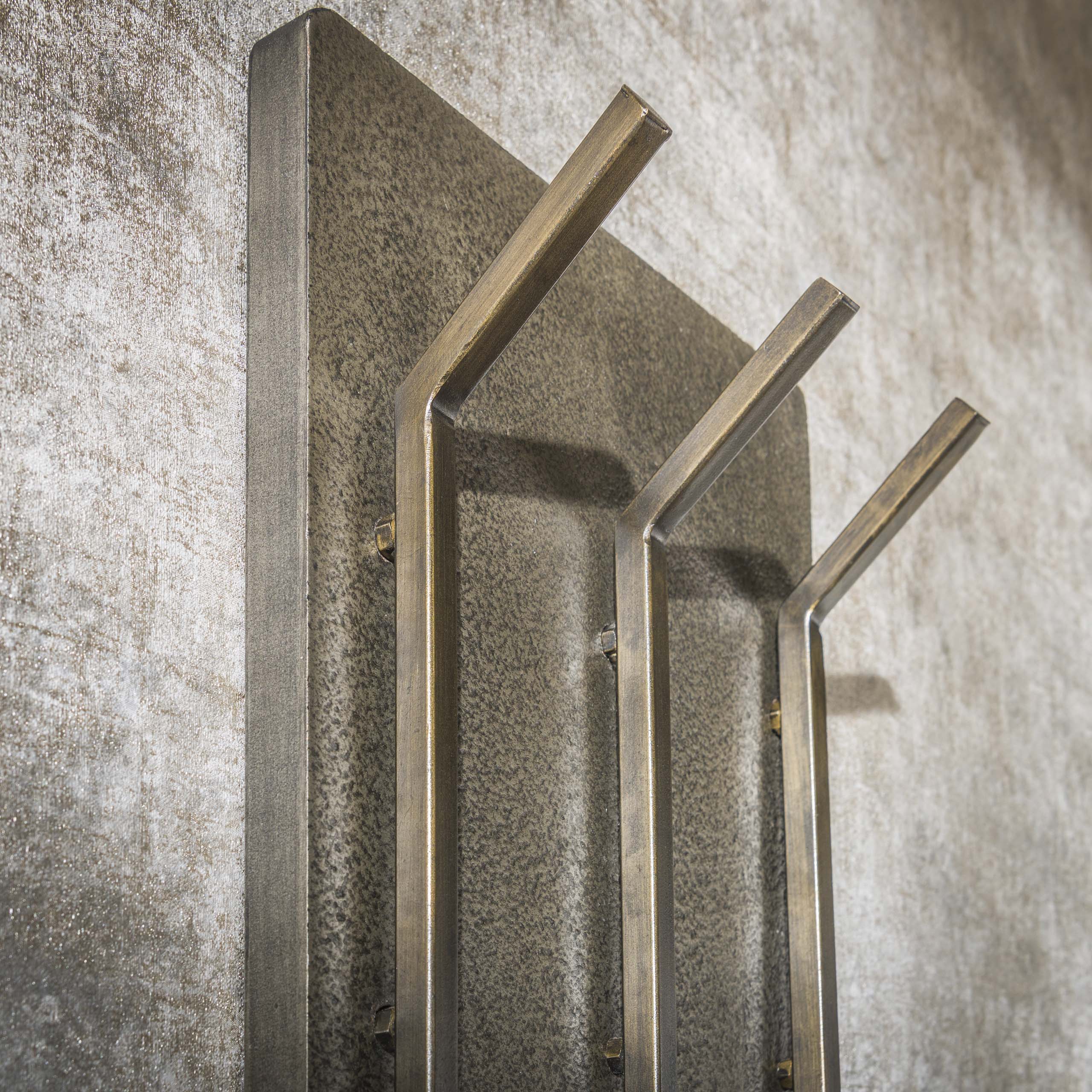 Garderobe Ferro 2x3 Haken hoch / Bronze antik