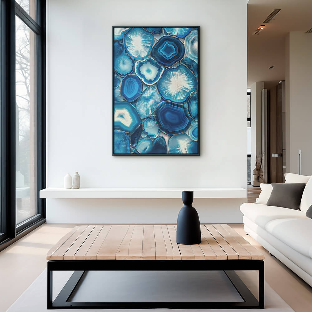 "Blue Stones Poster"