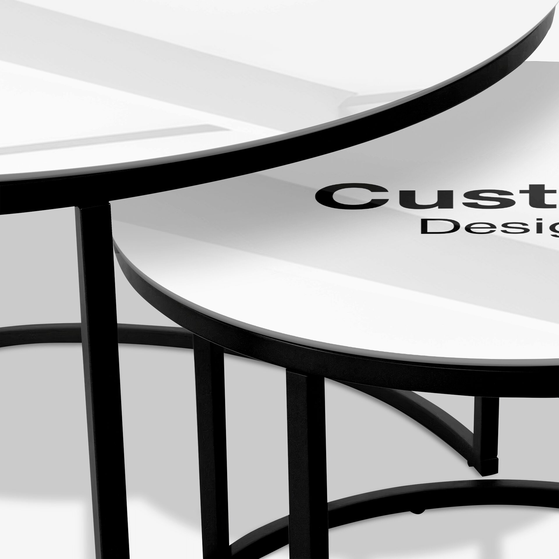 Couchtisch Schwarz - Maßgeschneidert