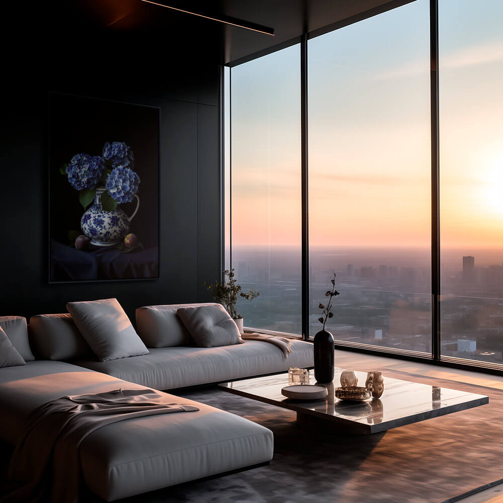 "Delft Blue & Dutch Tulips III"