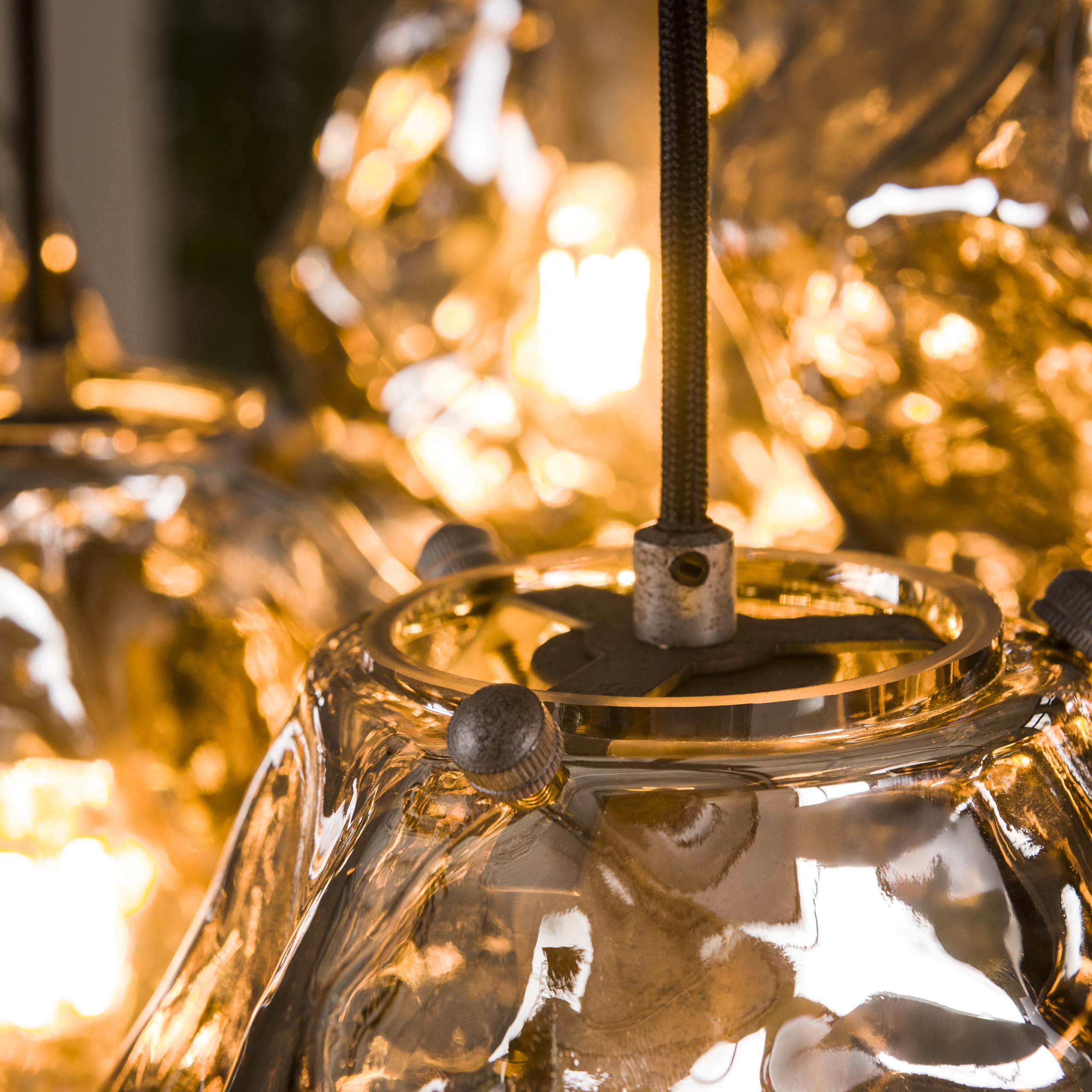 Hängelampe 7L Stein