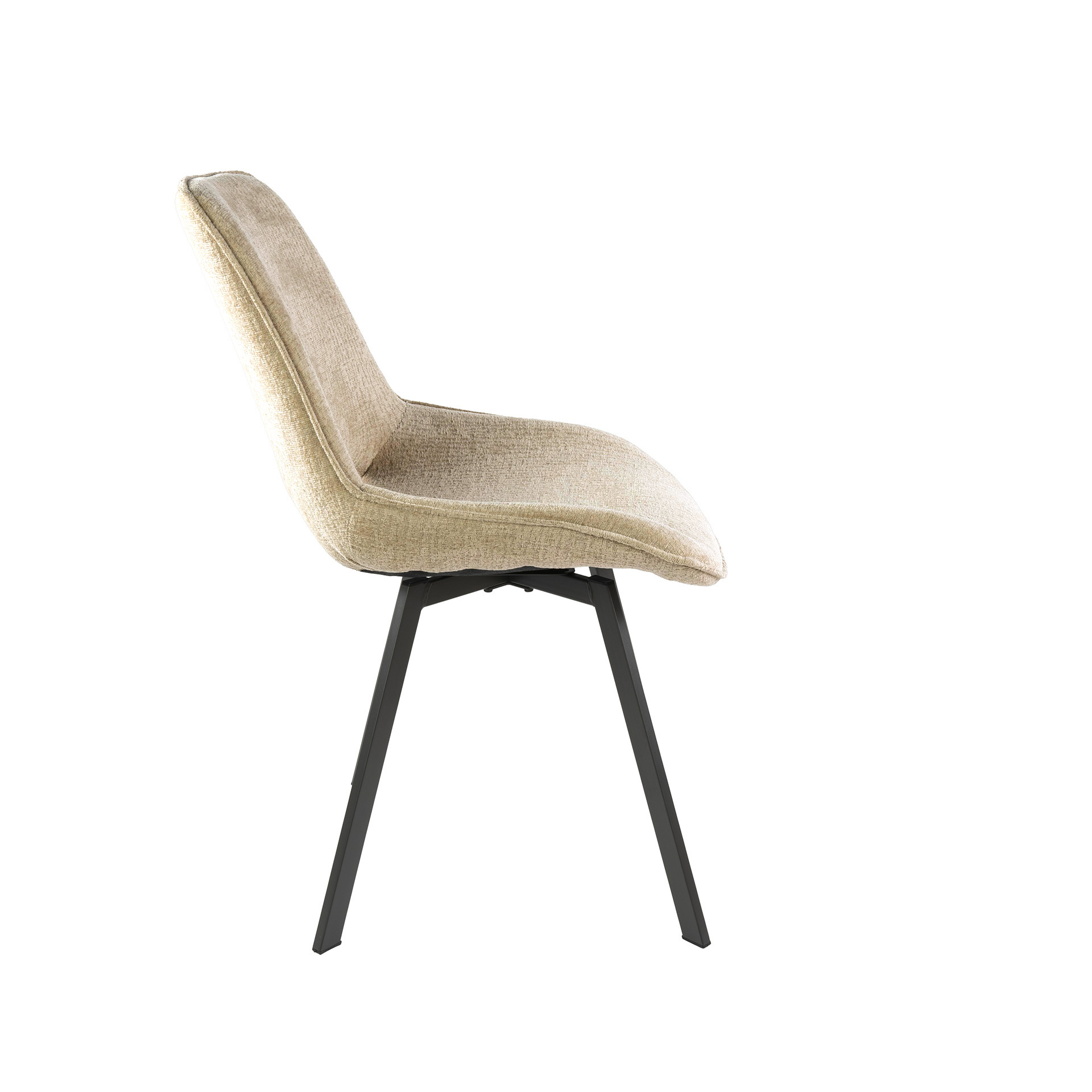 Drehbarer Jaroq-Stuhl – 4 Stück verpackt – Sandfarben