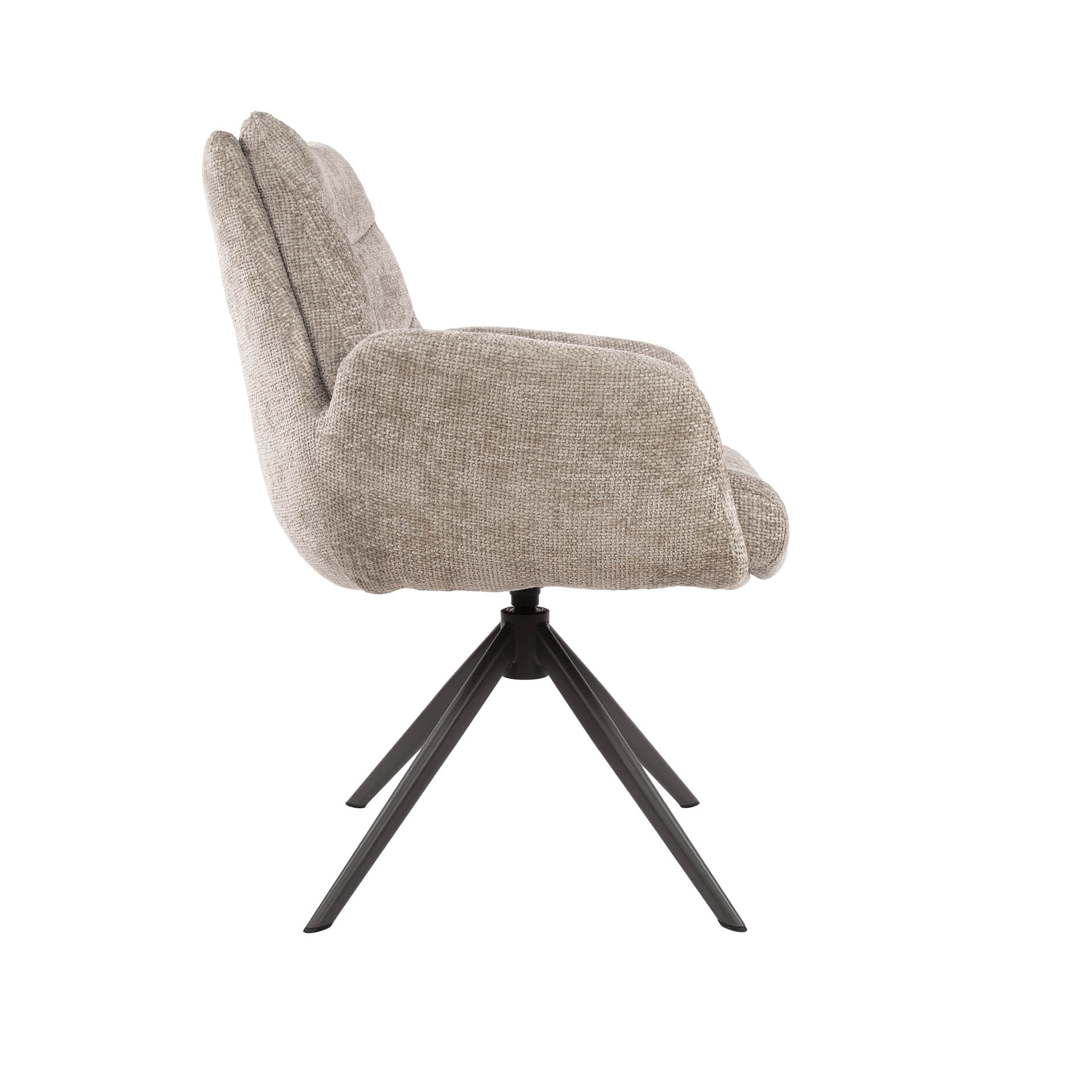 Sessel Lounge drehbar - 2er-Set - Hoven Sand