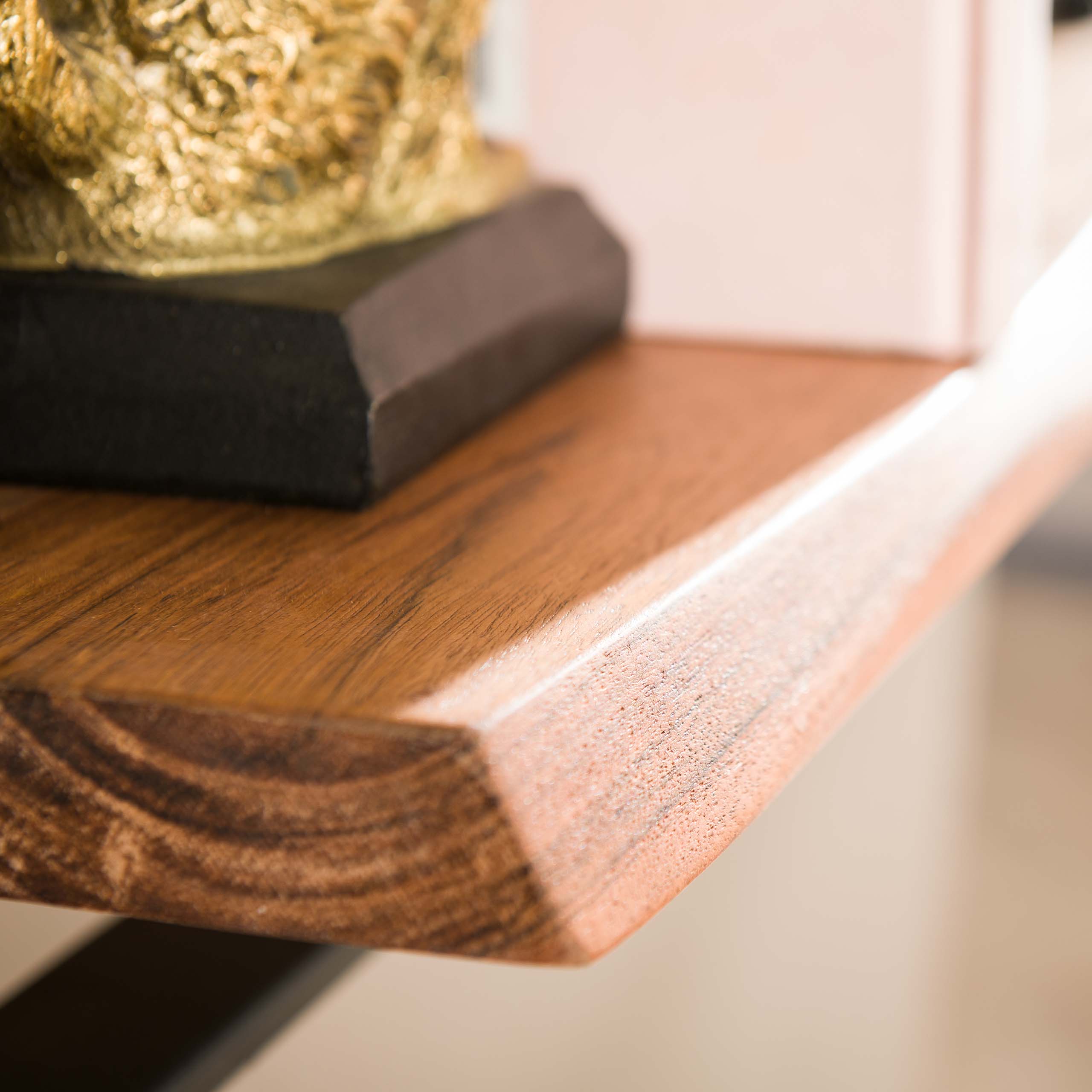 Wandregal Lean 3er-Set – Massive Akazie