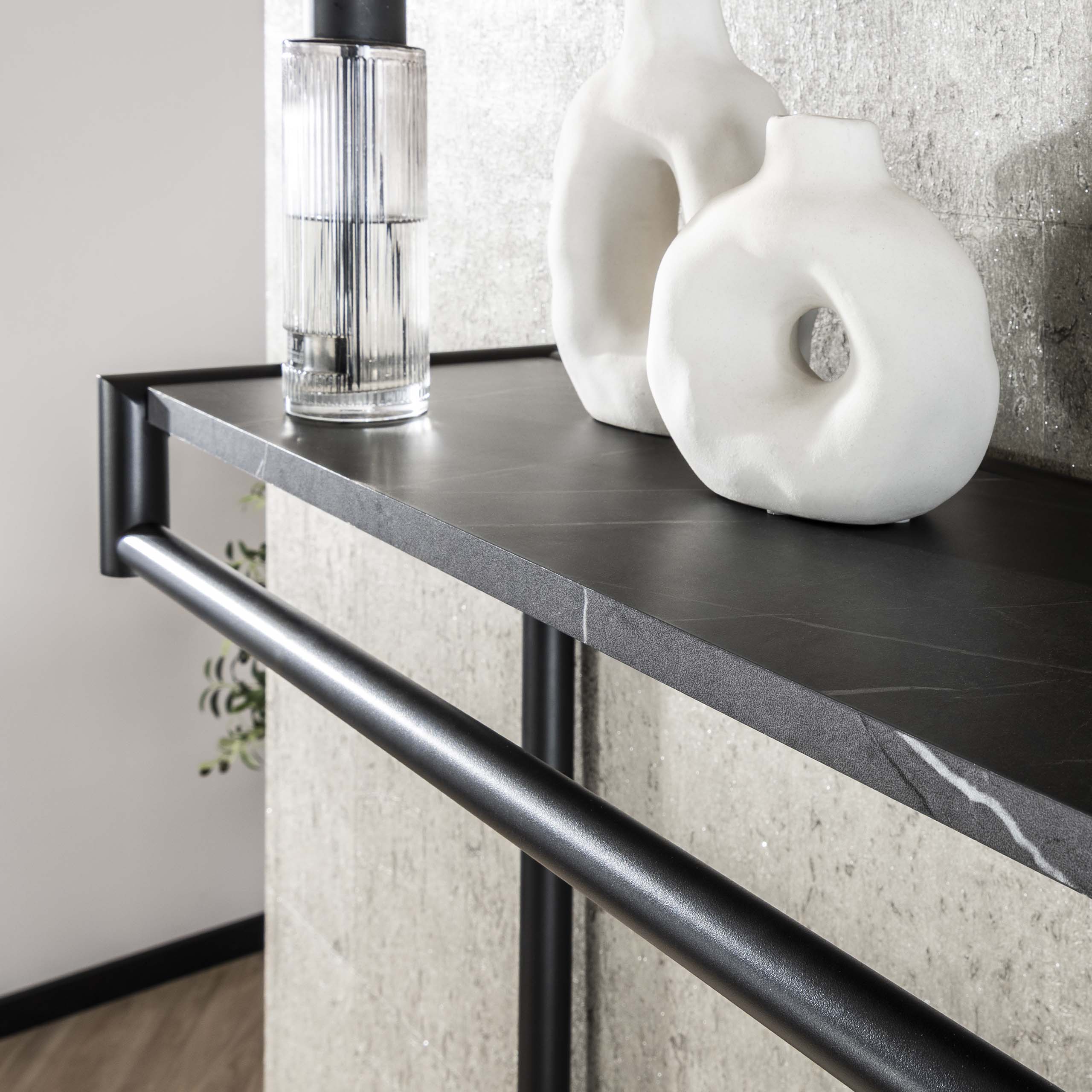 Garderobe Tenaro hoch - Stange & Hutablage - 20 Haken