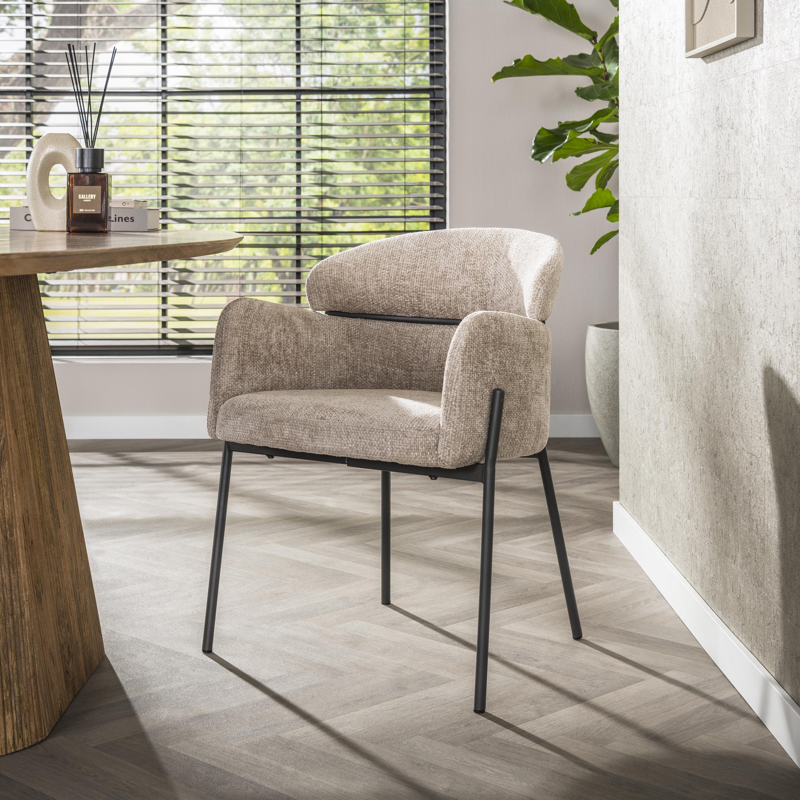 Sessel Curva - 2er-Set - Hoven Sand