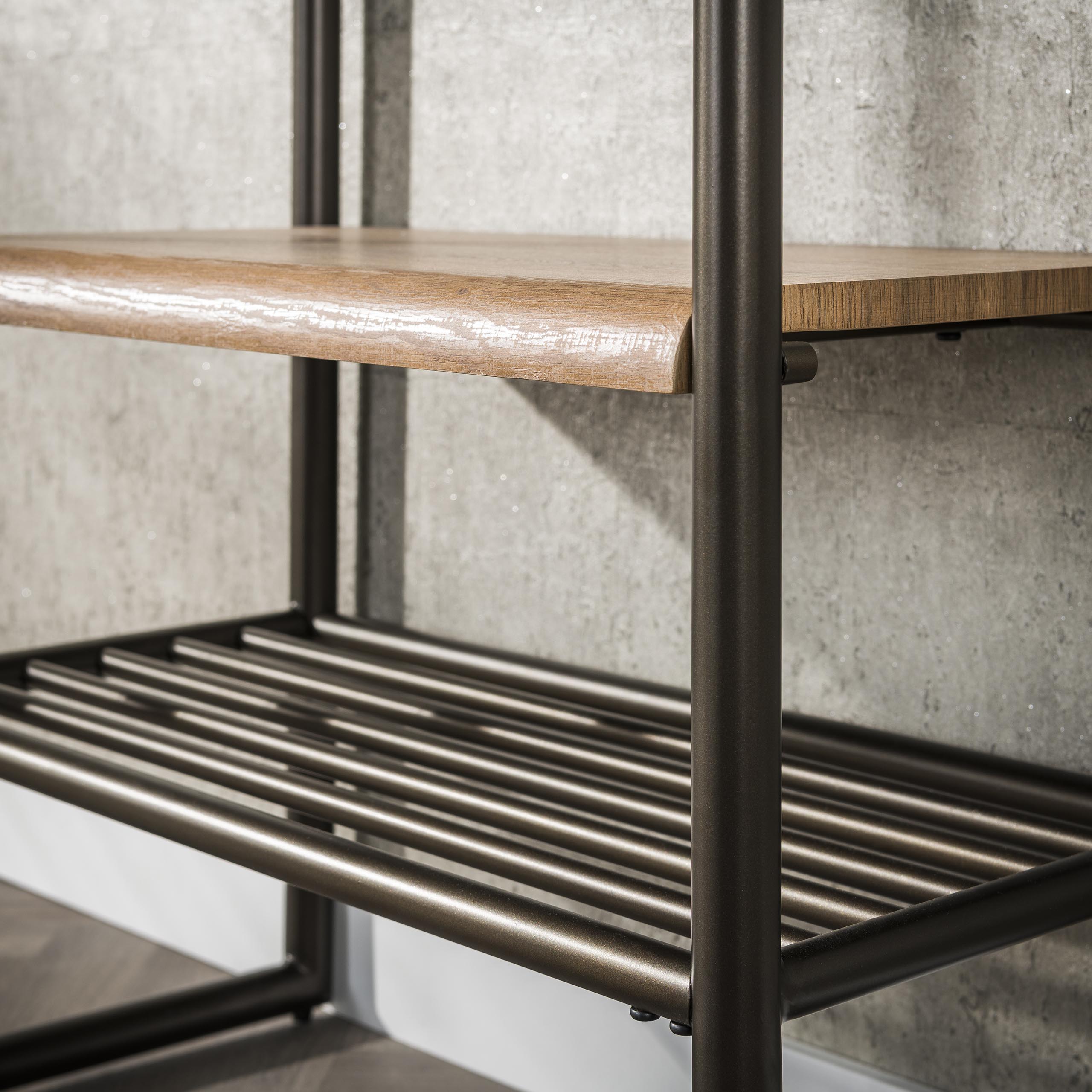 Garderobenmöbel Luno 70 cm - Driftbraun