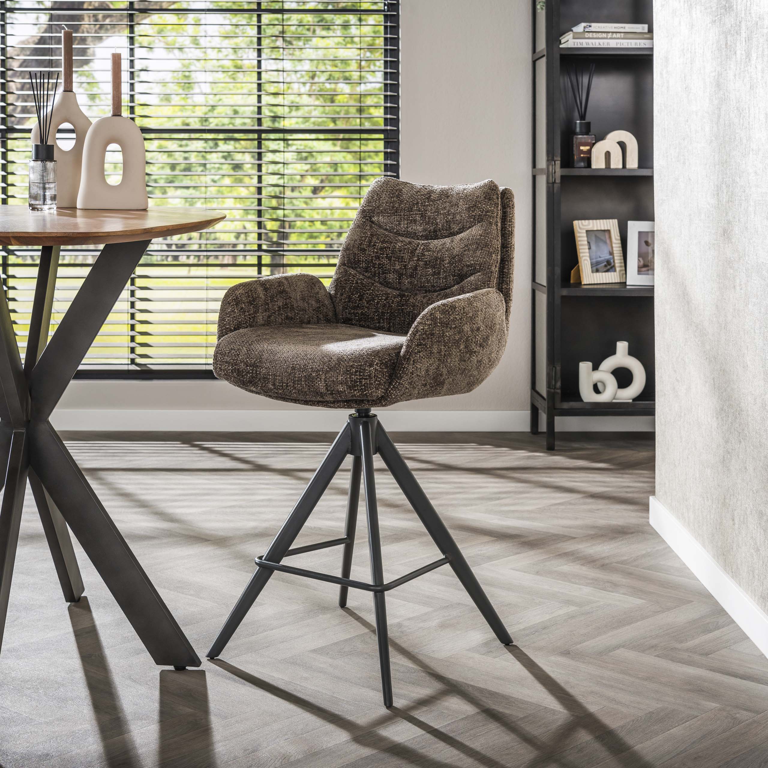 Barstuhl-Lounge. VPE2 / Sattes Taupe