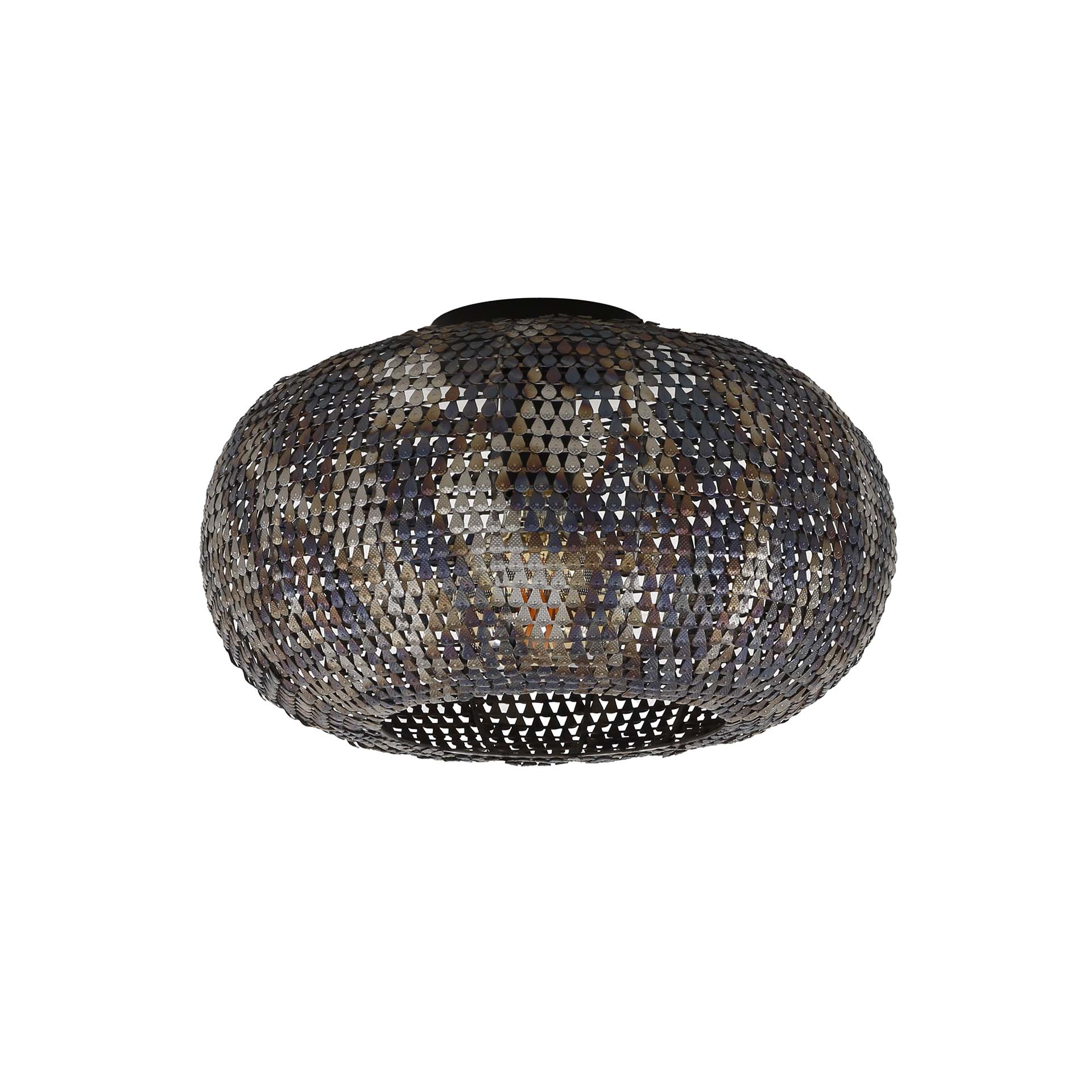 Deckenleuchte Ø40 Rüstung / Schwarzbraun