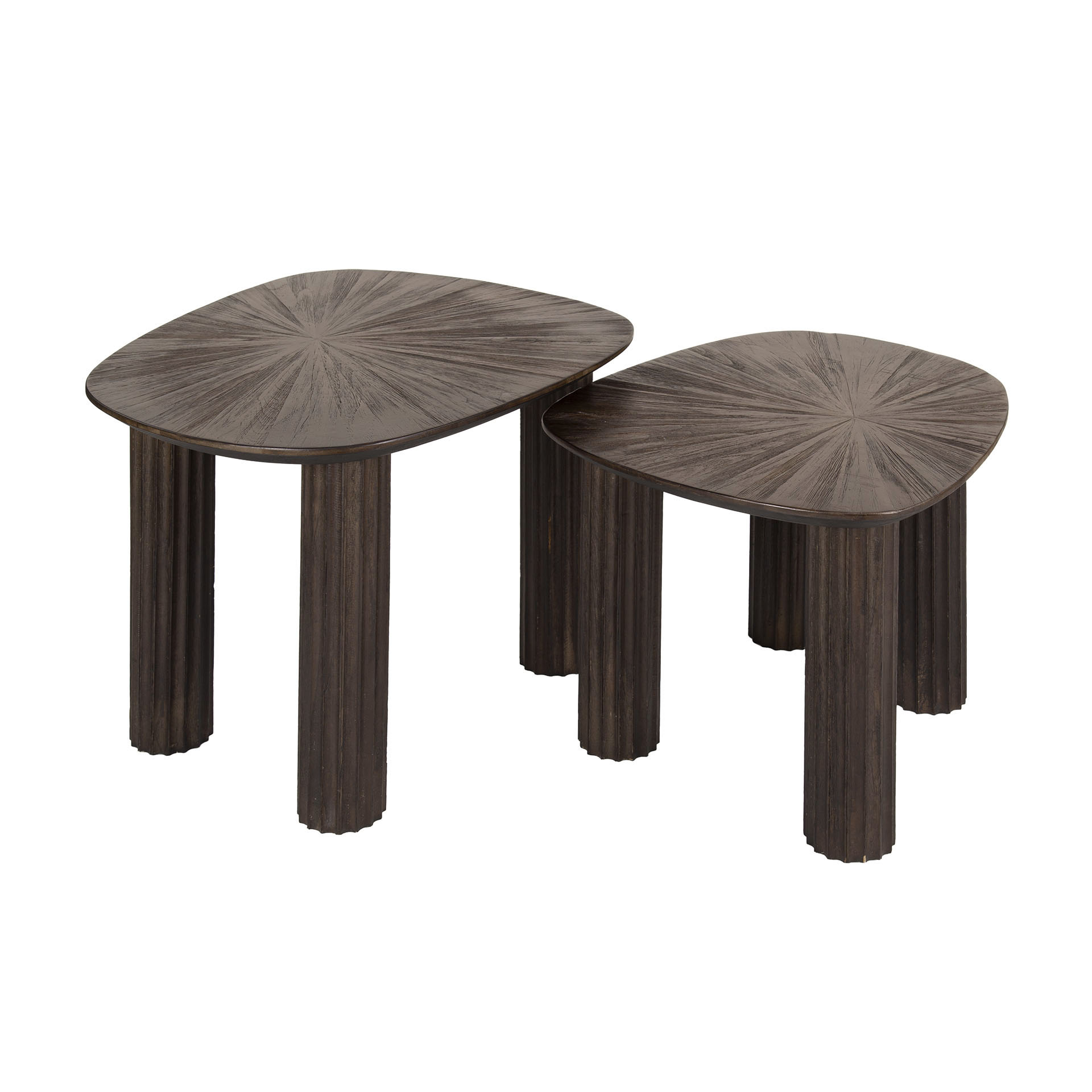 Couchtisch Maya Teak viereckig - 2er-Set