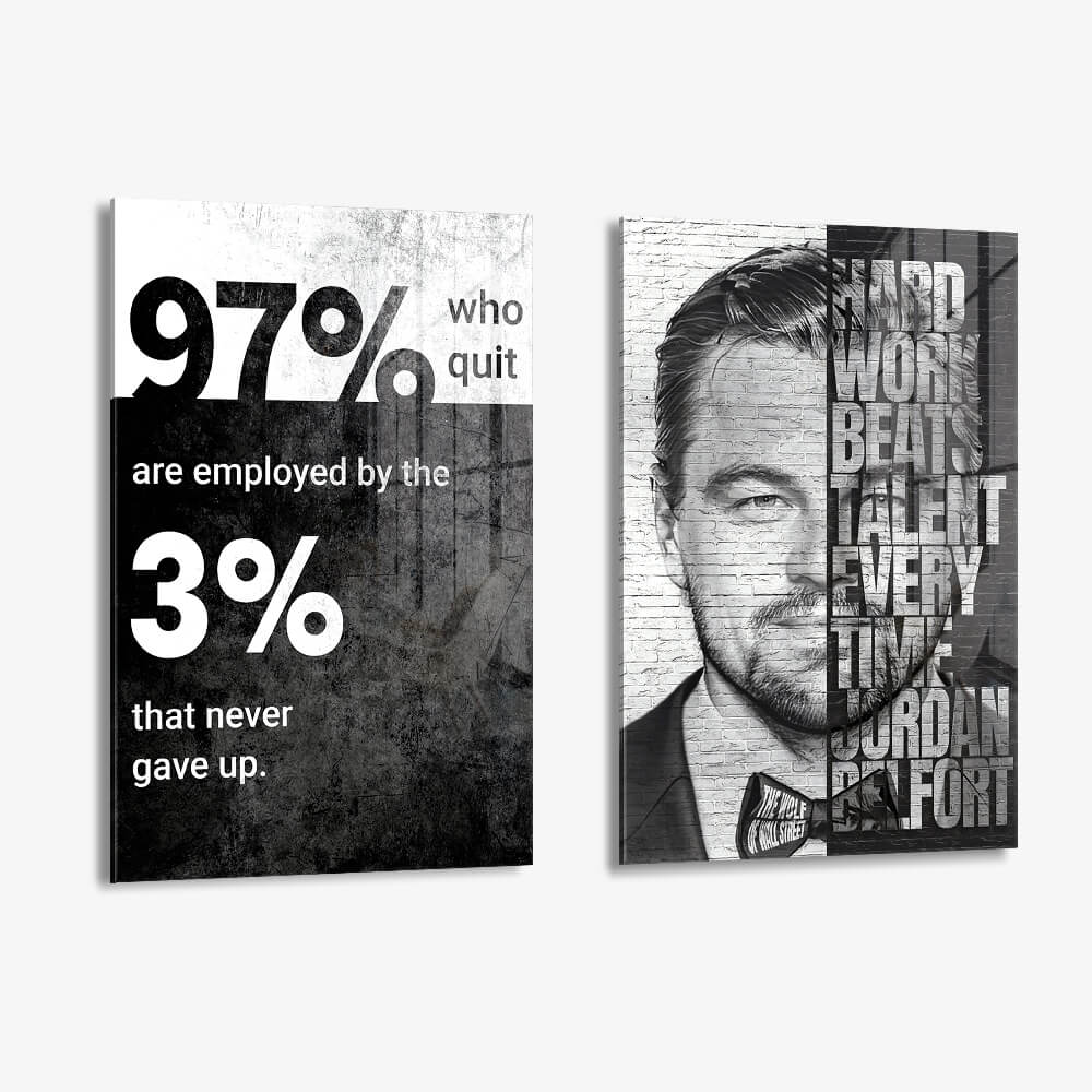 Bundle: Work Hard (2x) - Glas