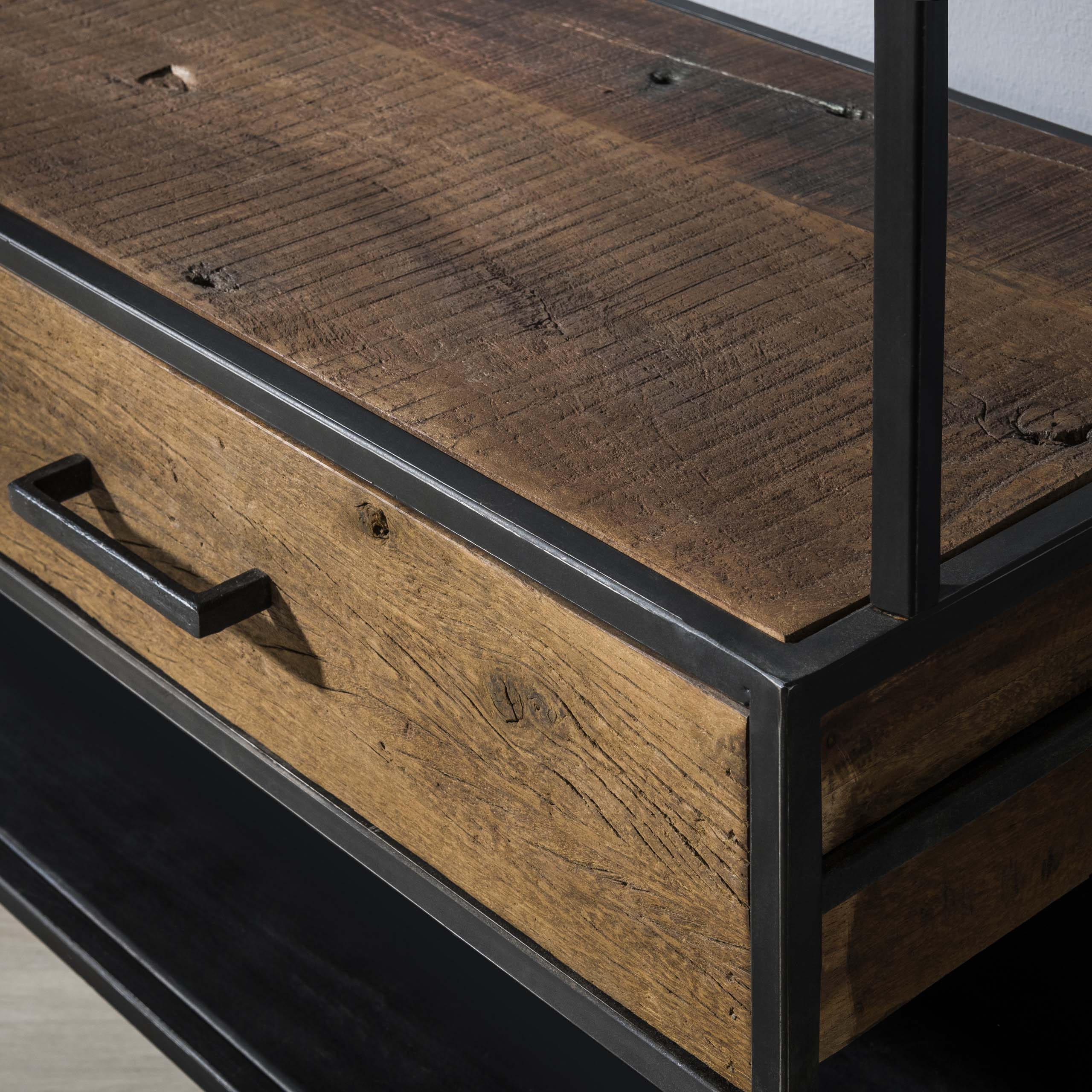 Garderobenmöbel 2L Mischung / Robustes Hartholz