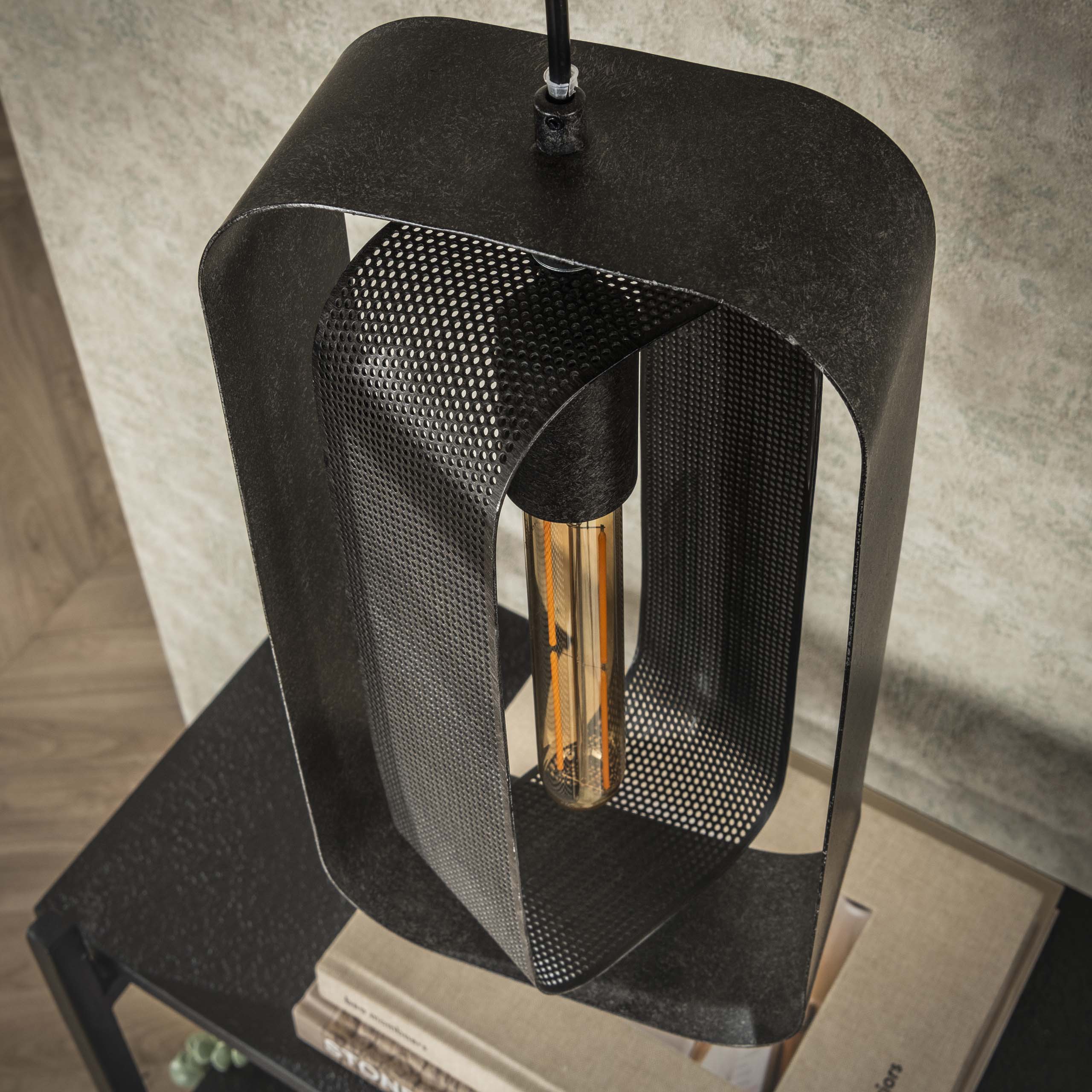 Hängelampe 3L Mesh rotieren / Artic schwarz