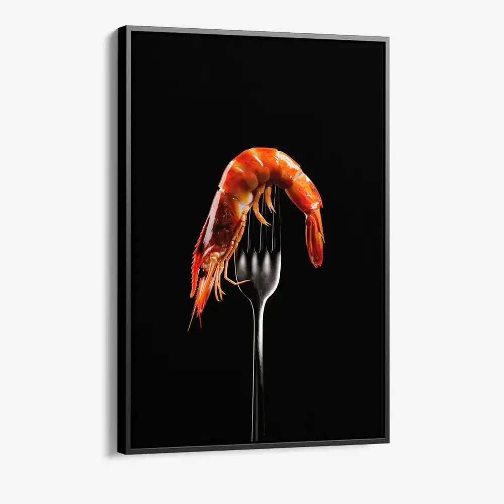 "Shrimp Silhouette"