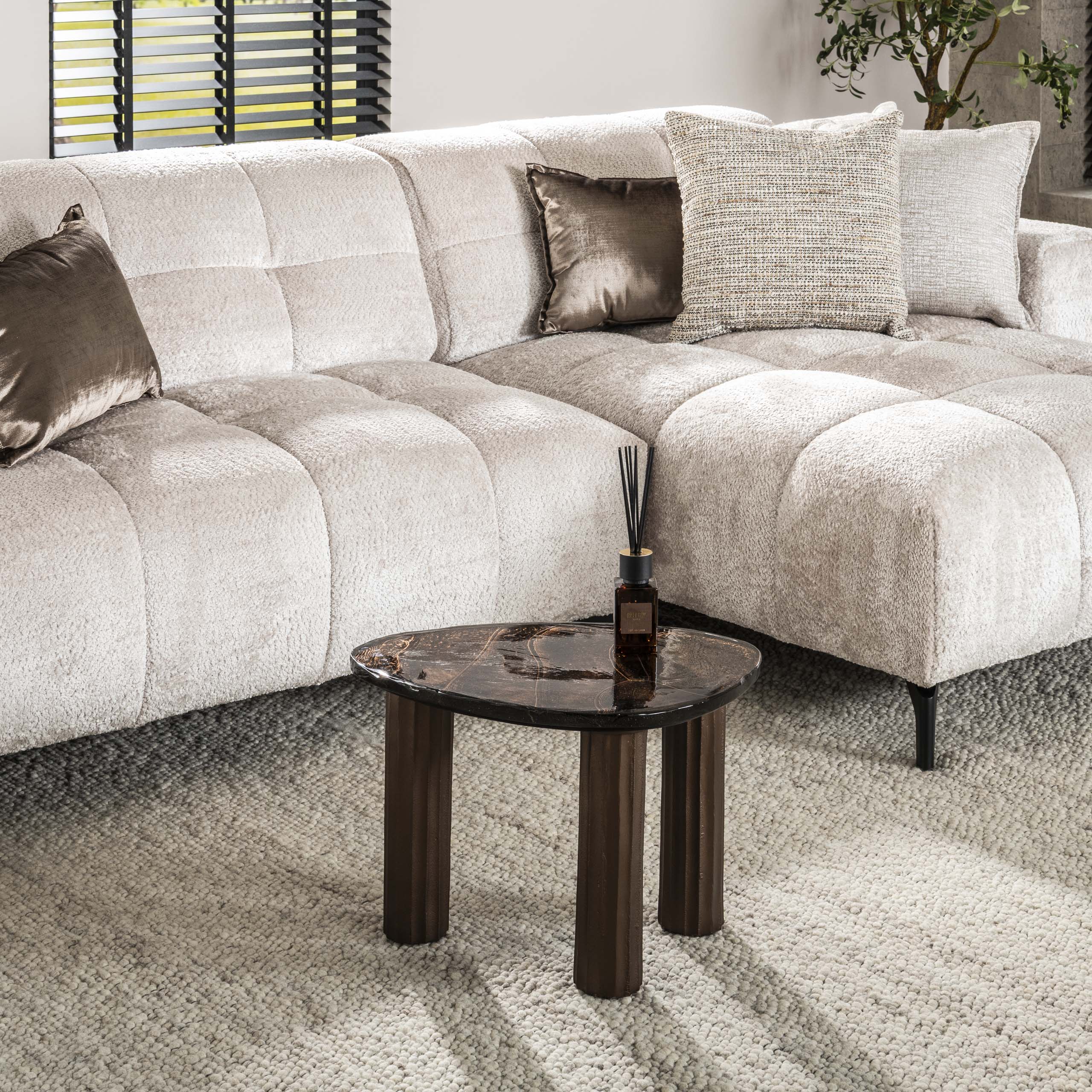 Couchtisch Eclipse S - Antikes Kupfer