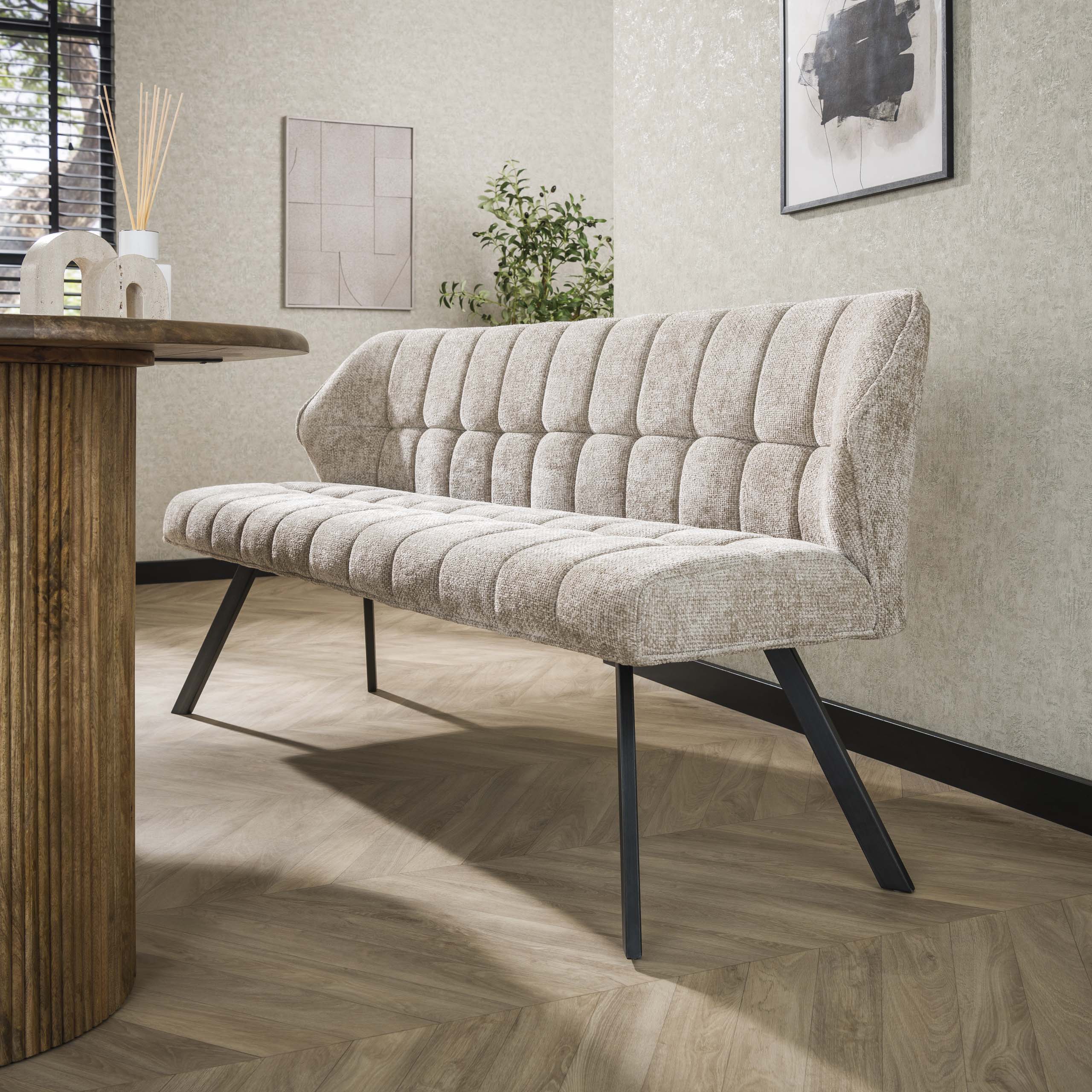 Esszimmersofa Raster Hoven – Sandfarbe