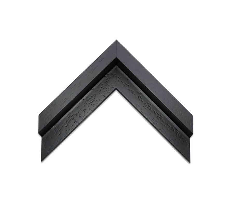 Baklijst - Zwart (Canvas)