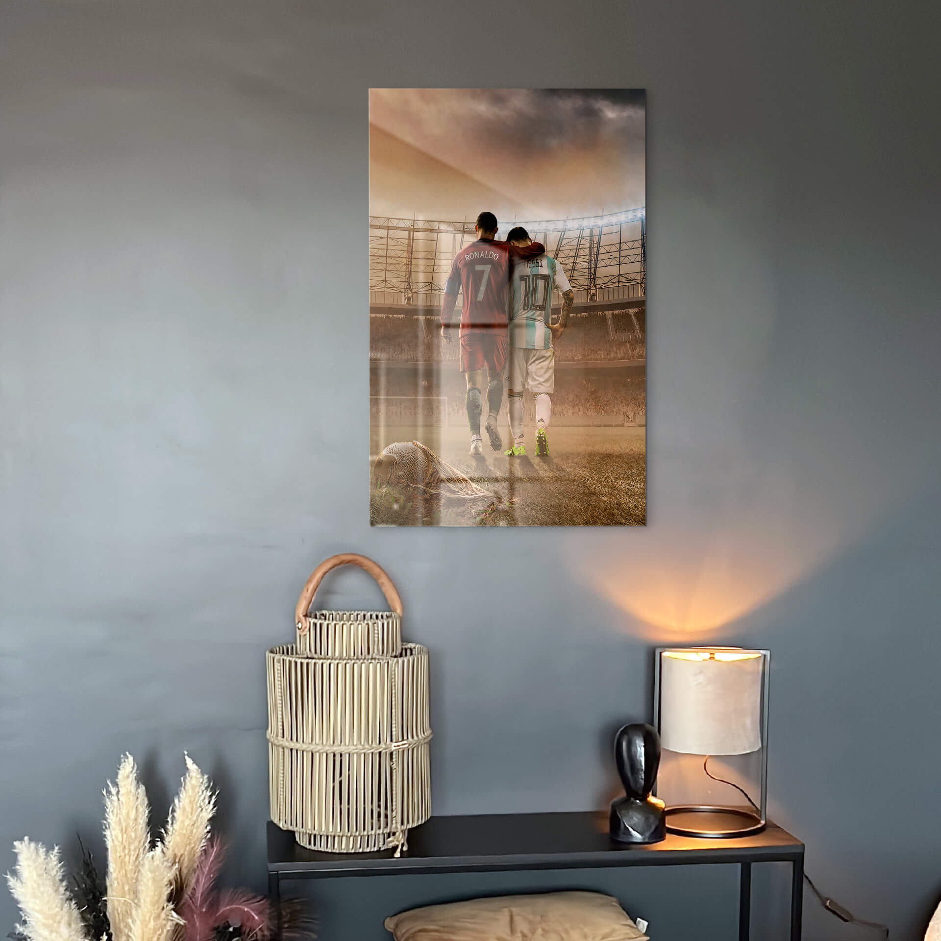 Messi and Ronaldo - Glas