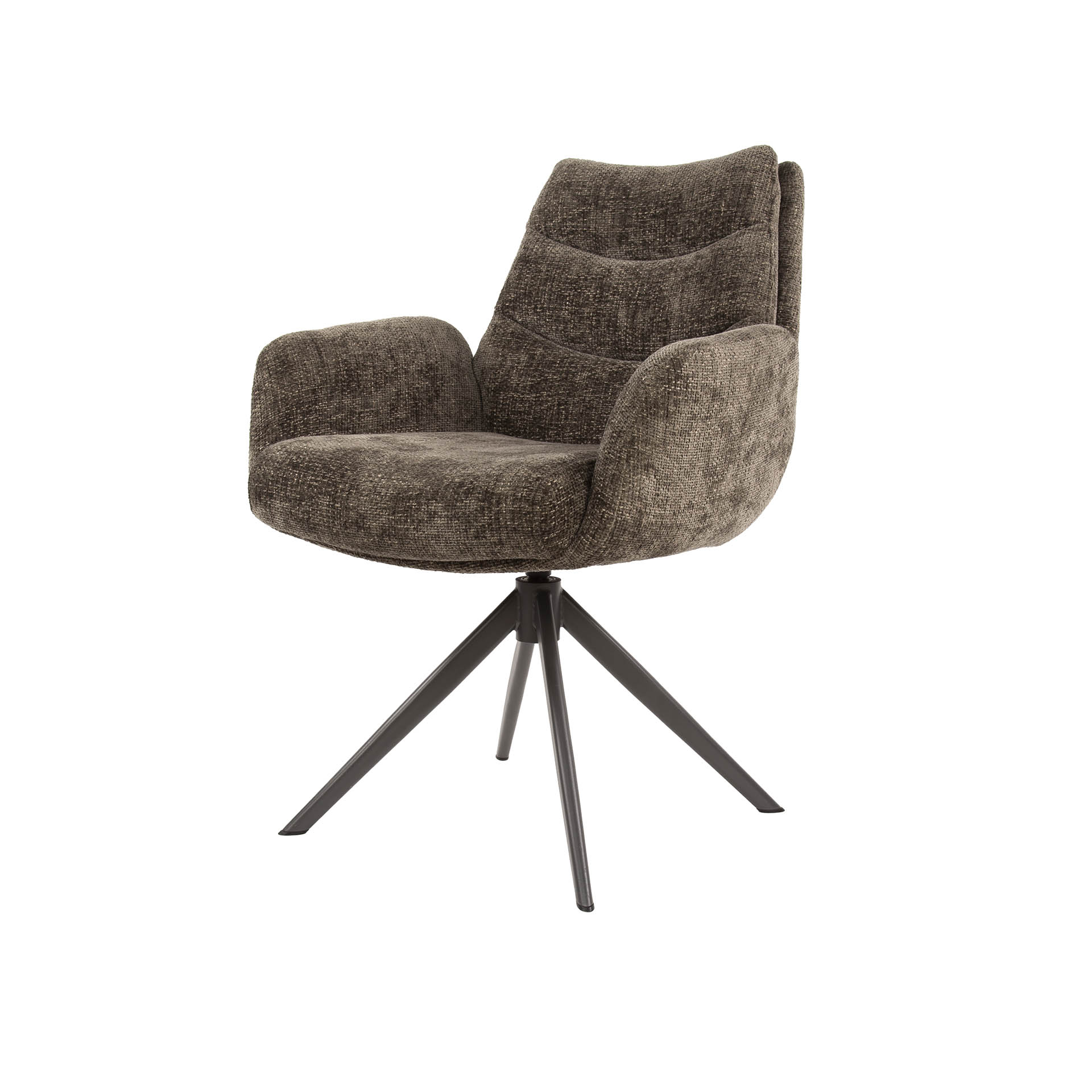 Sessel Lounge drehbar - 2er-Set - Hoven Taupe