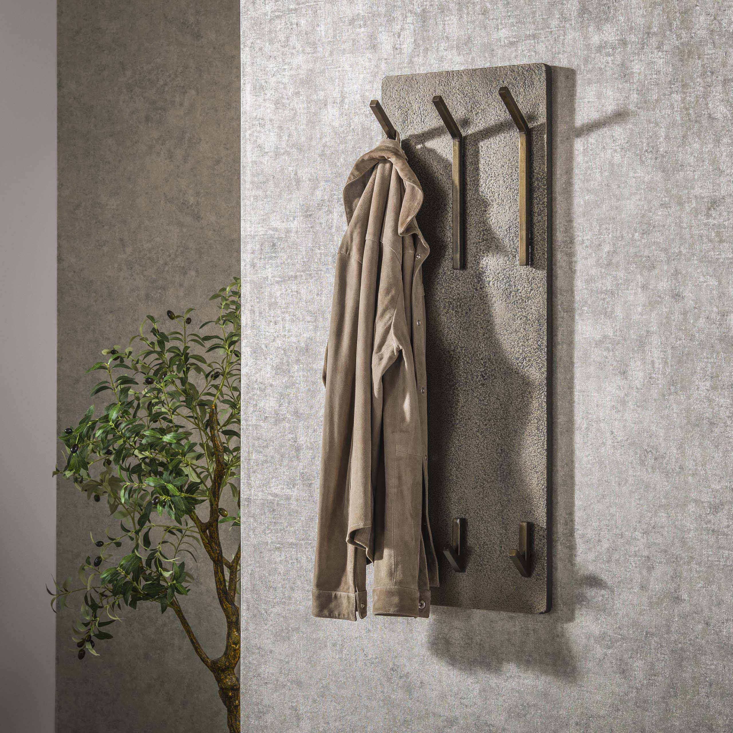 Garderobe Ferro 2x3 Haken hoch / Bronze antik