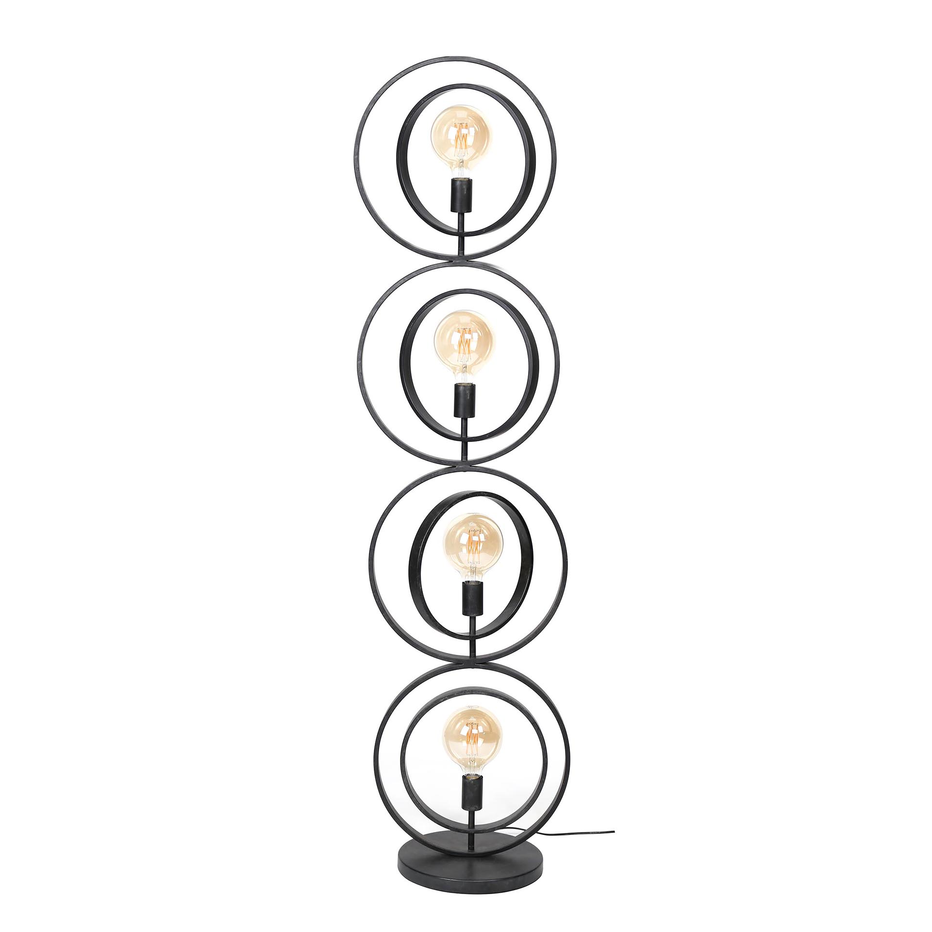 Stehleuchte Turn Around 4-flammig – Anthrazit