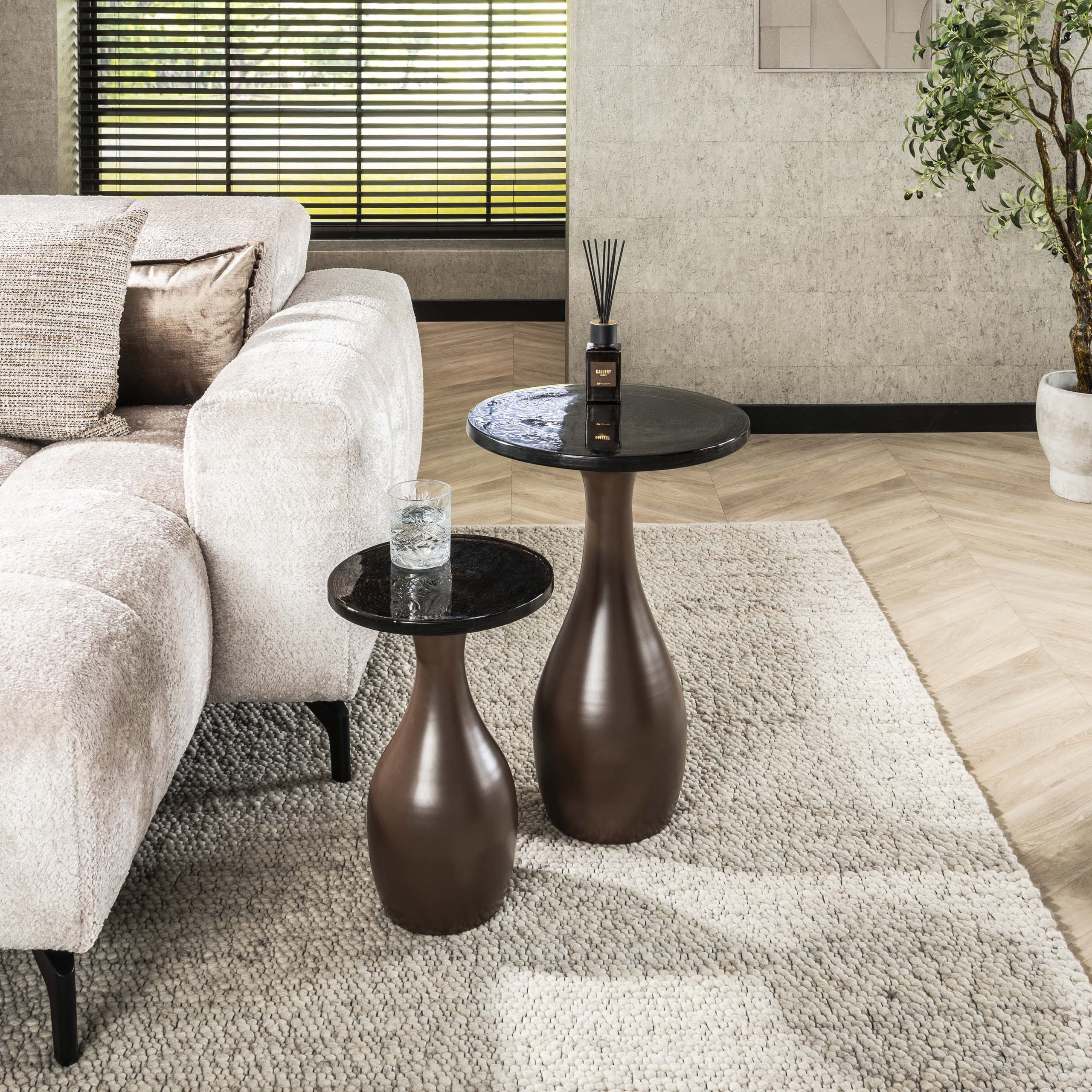 Beistelltisch Eclipse Drop M - Antikes Kupfer