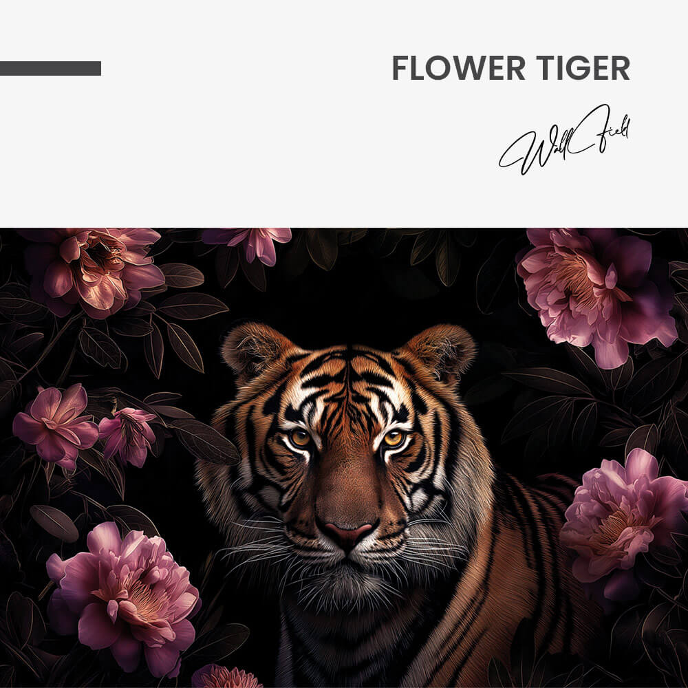 Flower Tiger – Glass