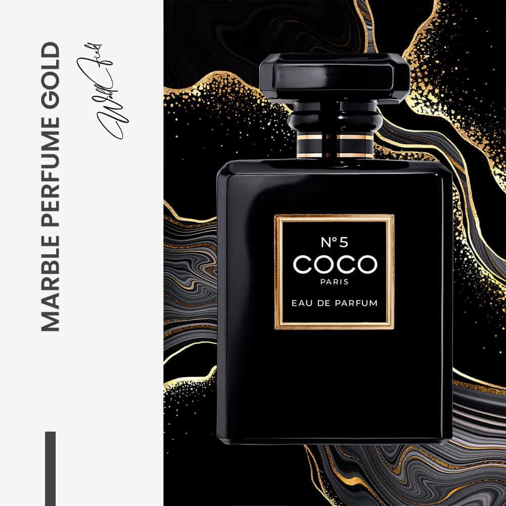 "Marble Perfume Gold"