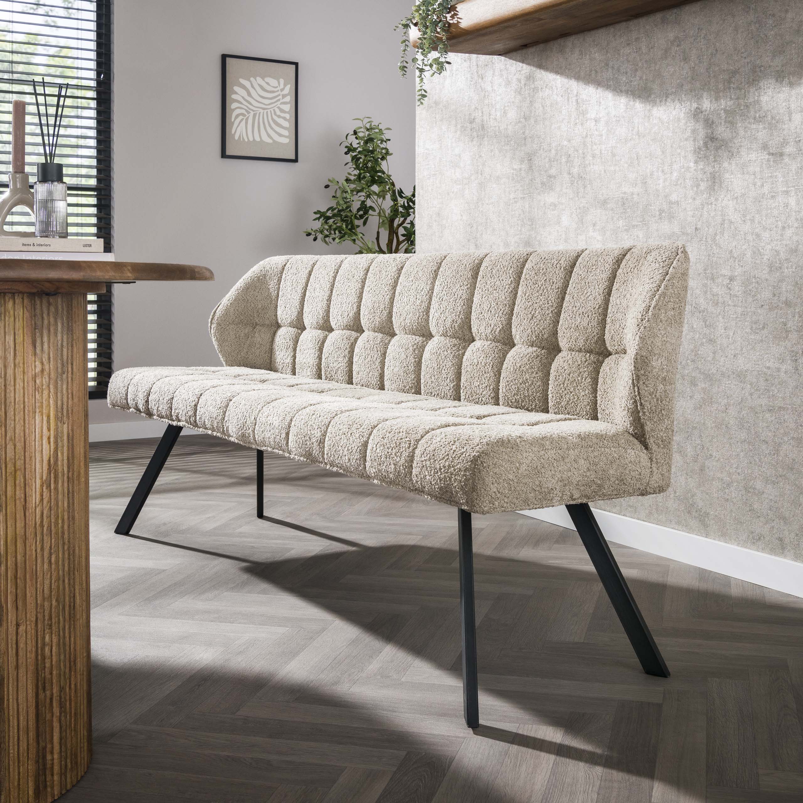 Esszimmer-Sofagitter / Boucle-Sandfarbe